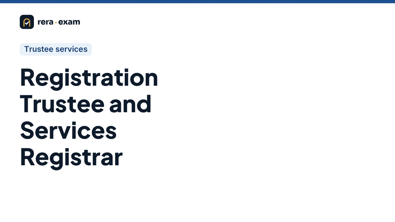 Course image Registration Trustee and Services Registrar